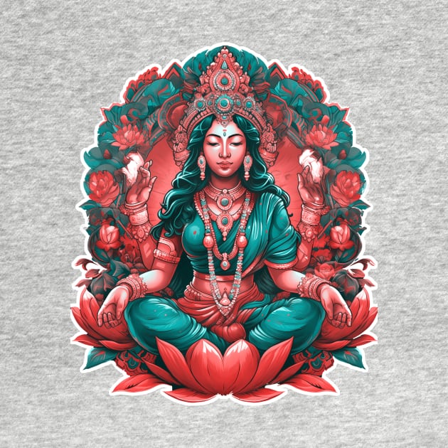 Divine Blessings: Lakshmi, the Goddess of Wealth by Quick Beach